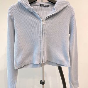 Brandy Melville cropped sweater hoodie